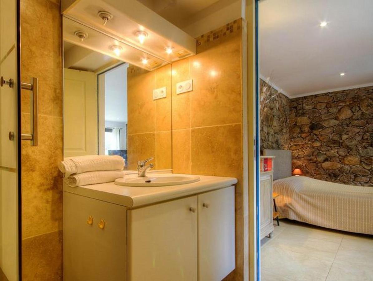 Studio Confortable Avec Vue Sur La Montagne A Moltifao 30M² Jardin المظهر الخارجي الصورة